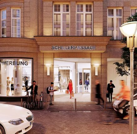 Schillerpassage Eingang
